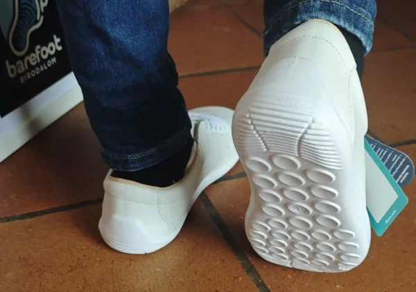 4bare 4Urban All White barefoot cipő