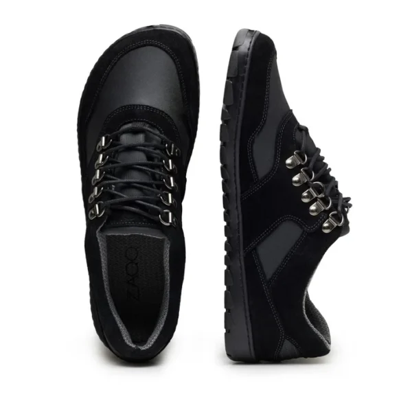 ZAQQ HIQE Low Black Waterproof barefoot