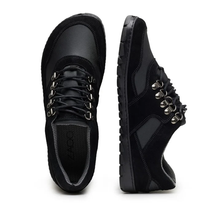 ZAQQ HIQE Low Black Waterproof barefoot