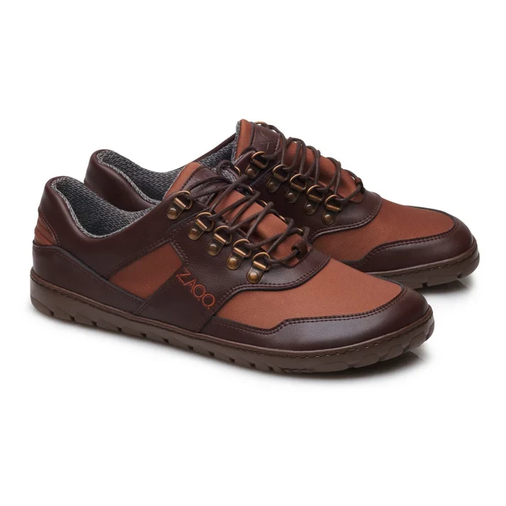 ZAQQ HIQE Low Brown Waterproof barefoot