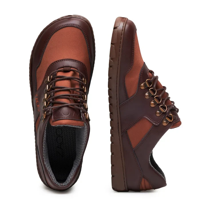 ZAQQ HIQE Low Brown Waterproof barefoot