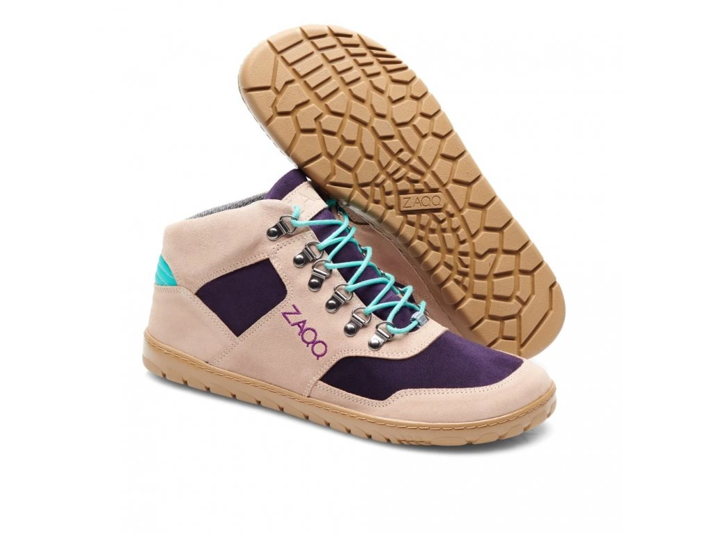 ZAQQ HIQE Mid Turquoise Waterproof vízálló barefoot túracipő