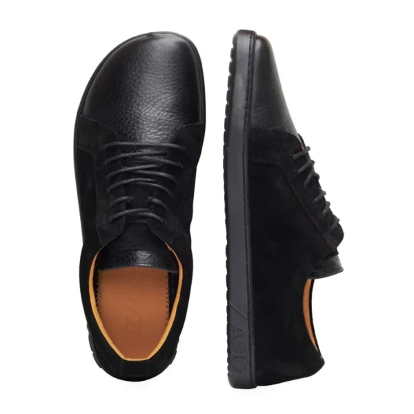 ZAQQ QORE Low Black barefoot