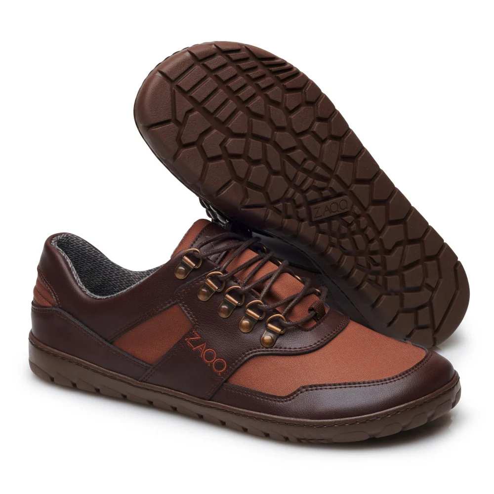 ZAQQ HIQE Low Brown Waterproof barefoot cipő