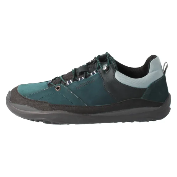 bLifestyle trekkSTYLE TEX petrol barefoot vízálló túracipő