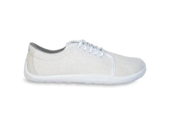 Fehér kender anyagú 4bare Hemp barefoot cipő