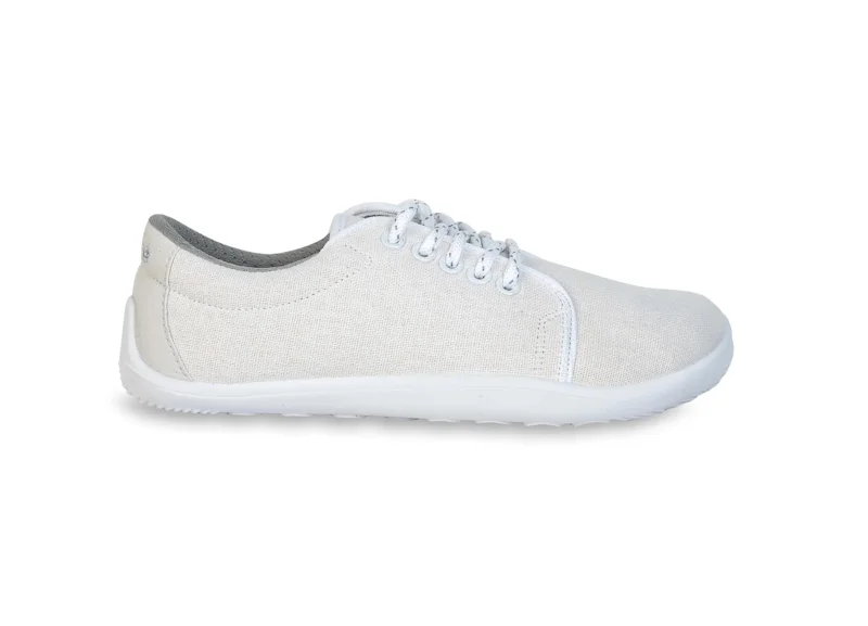 Fehér kender anyagú 4bare Hemp barefoot cipő