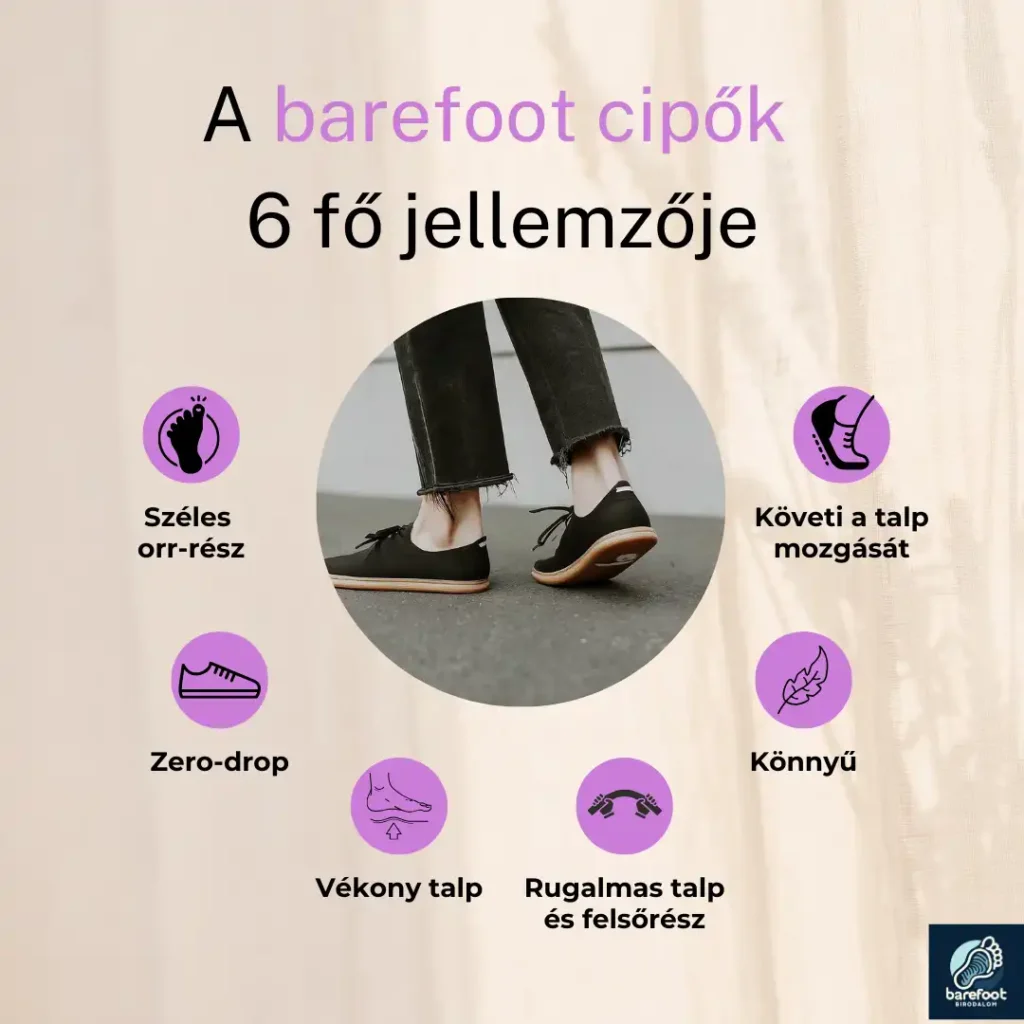 A barefoot cipők jellemzői
