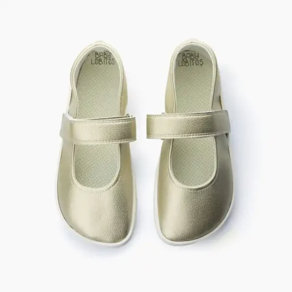 Baby Lobitos Platino barefoot cipő
