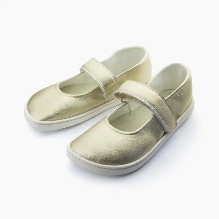 Baby Lobitos Platino barefoot cipő