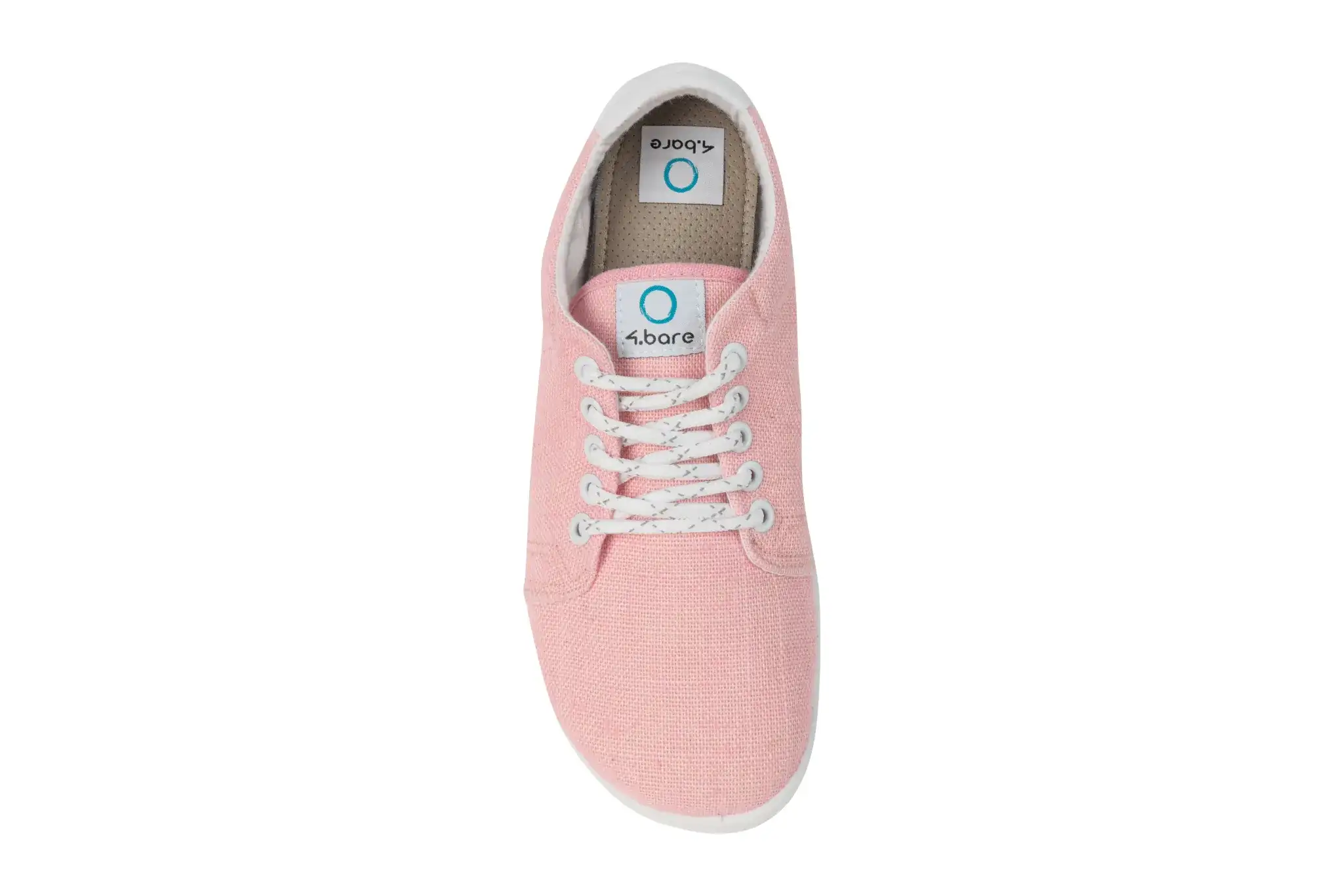 4bare 4.URBAN Pink Linen barefoot cipő