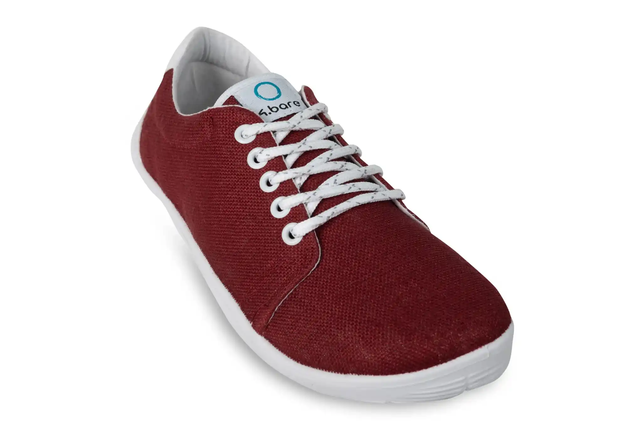 4bare 4.Urban Burgundy Linen barefoot cipő