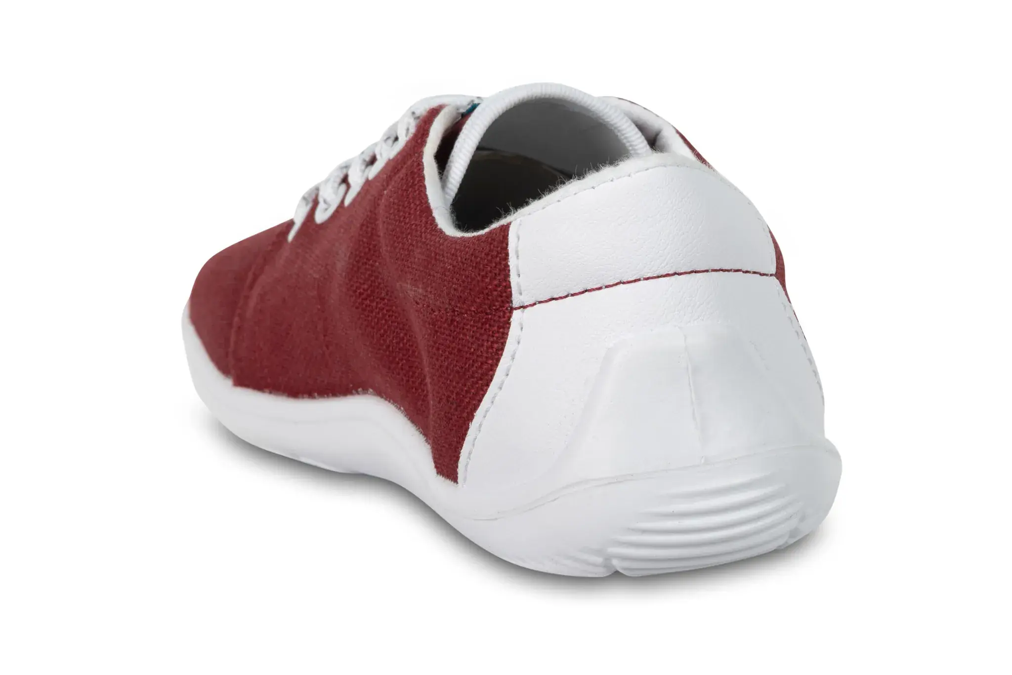 4bare 4.Urban Burgundy Linen barefoot cipő