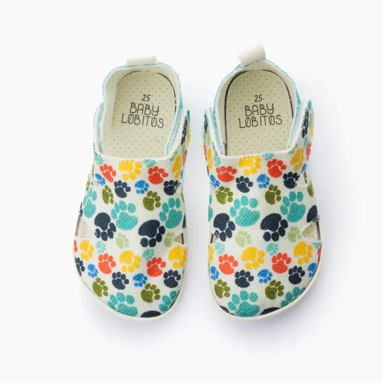 Baby Lobitos Pulpo Huellas barefoot cipő